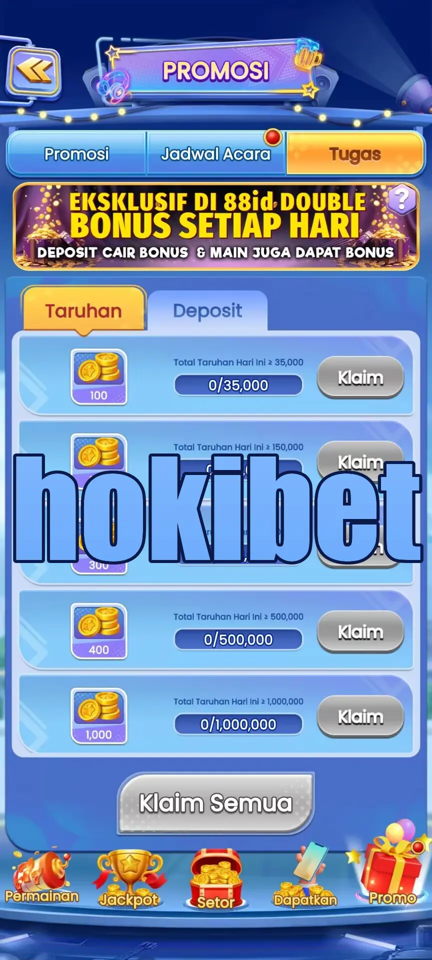 hokibet Tangkapan Layar - APK Resmi